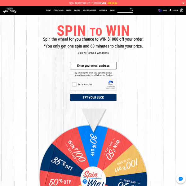 Win 1 of 165 Shopping Vouchers