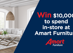 Win 1 of 2 $10,000 Amart Store Credits & Styling Sessions with Daniella Winter