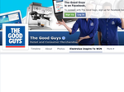Win 1 of 2 $150 'The Good Guys' gift cards!