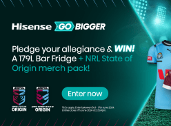 Win 1 of 2 179L Bar Fridges