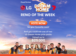 Win 1 of 2 $25,000 LG Dream Home Prize Packs