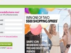 Win 1 of 2 $500 Shopping Sprees
