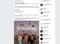 Win 1 of 2 $500 Shopping Vouchers