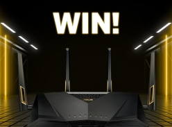 Win 1 of 2 ASUS RT-AX88U Dual Band Wi-Fi 6 Routers