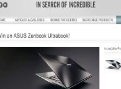 Win 1 of 2 ASUS Zenbook Ultrabooks!