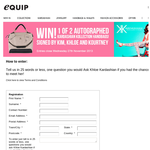 Win 1 of 2 autographed Kardashian Kollection handbags! - Equip Accessories