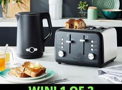 Win 1 of 2 Baccarat Kettle & Toaster Prize Packs