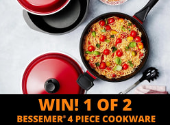Win 1 of 2 Bessemer 4 Piece Cookware Starter Sets