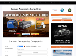 Win 1 of 2 Caravan Accessories packs!