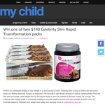 Win 1 of 2 'Celebrity Slim' rapid transformation packs!