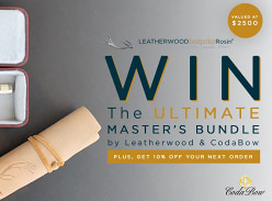 Win 1 of 2 Codabow and Leatherwood Bespoke Rosin Prize Packs
