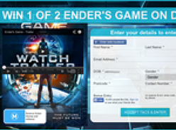 Win 1 of 2 Copies of Ender's game on DVD