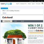 Win 1 of 2 cubby houses!