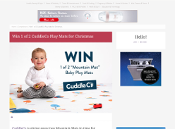 Win 1 of 2 CuddleCo Play Mats for Christmas