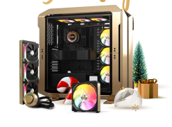 Win 1 of 2 Custom Gold Coloured Lian Li Odyssey X Case Prize Packs