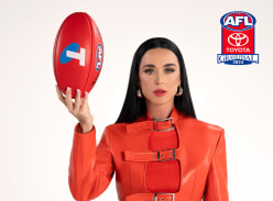 Win 1 of 2 Double Passes to see Katy Perry at the 2024 AFL Grand Final