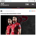 Win 1 of 2 double passes to St George Queensland Reds vs Lions