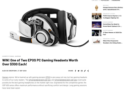 Win 1 of 2 EPOS PC Gaming Headsets