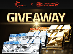Win 1 of 2 G.Skill Trident Z Royal Elite DDR4 3600MHz Memory Kits or 1 of 10 copies of PC Building Simulator (Epic)