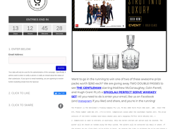 Win 1 of 2 Gold Class Pass & Whisky Sets