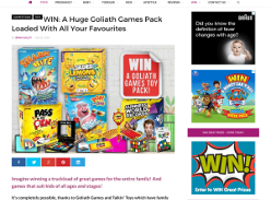 Win 1 of 2 Goliath Games Toy Packs