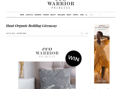 Win 1 of 2 Huut Eco-Luxe Bedding Sets