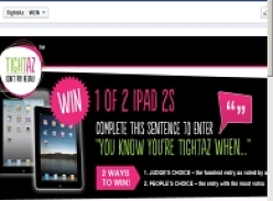 Win 1 of 2 iPads 2S