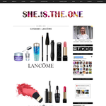 Win 1 of 2 Lancome cosmetic bags! - SHE.IS.THE.ONE
