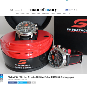 Win 1 of 2 limited edition Pulsar PU2083X Chronographs!