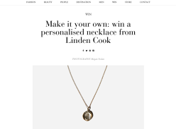 Win 1 of 2 Linden Cook Necklaces