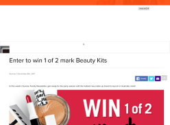 Win 1 of 2 mark Beauty Kits