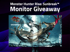 Win 1 of 2 Monster Hunter Rise: Sunbreak Customized Gigabyte M32U 4K Monitors