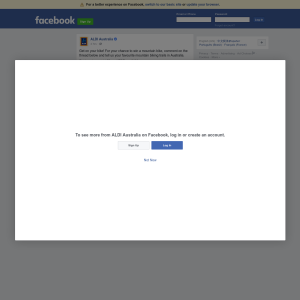 Win 1 of 2 mountain bikes! - ALDI