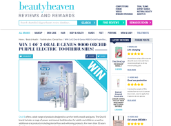 Win 1 of 2 Oral-B Genius 9000 Orchid Purple Electric Toothbrushes