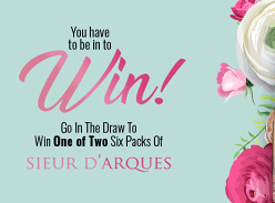 Win 1 of 2 Packs of Sieur D'arques Wine