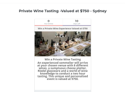 Win 1 of 2 Private Wine Tasting Experiences in Melb/Syd