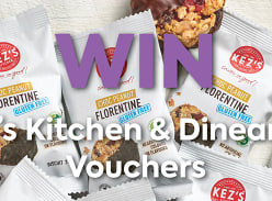 Win 1 of 2 Prizes of a $100 Kez’s Kitchen Voucher + $150 Dineamic Voucher
