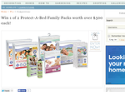 Win 1 of 2 Protect-A-Bed Family Packs worth over $500 each!