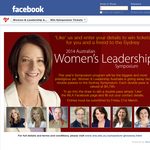 Win 1 of 2 seats at the 2014 Women's Leadership Symposium in Sydney!