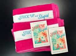 Win 1 of 2 Signed Copies of Stuck up & Stupid & a Beach Towel