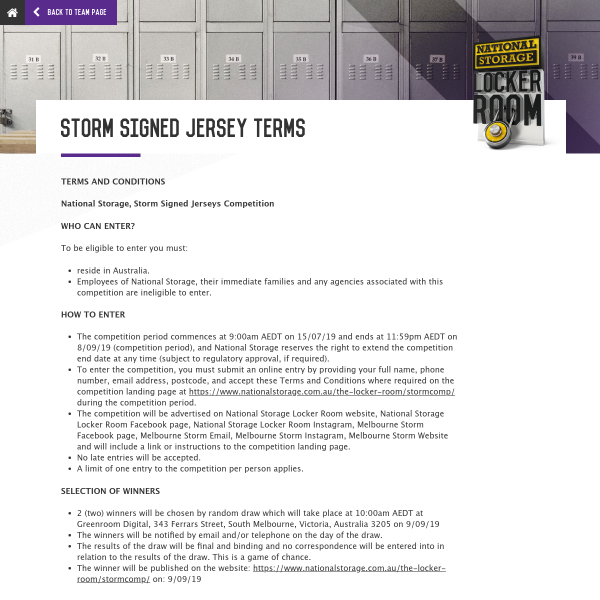 Win 1 of 2 Signed Storm Jerseys