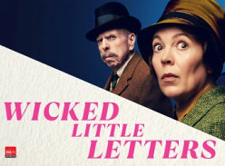 Win 1 of 2 Signed Wicked Little Letters Posters