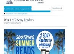 Win 1 of 2 Sony Readers