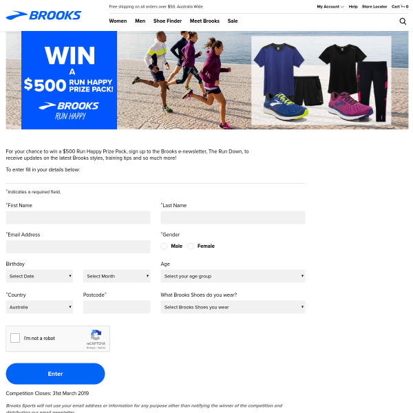 Win 1 of 2 Sports Clothing Packs