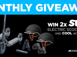 Win 1 of 2 Swift Electric Scooters + Accessory Packs