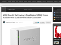 Win 1 of 2 Synology DiskStation DS215j Home NAS Servers!