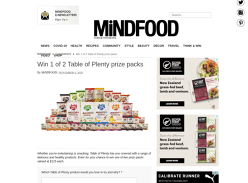 Win 1 of 2 Table of Plenty prize packs