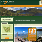 Win 1 of 2 Tasmanian walking holidays!