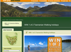 Win 1 of 2 Tasmanian walking holidays!