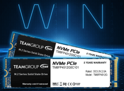 Win 1 of 2 TeamGroup MP34 512GB M.2 NVME SSDs
